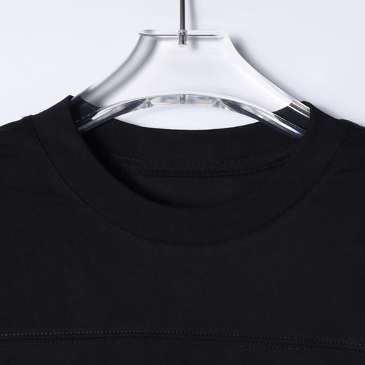 SDSA男装2026新款高贵轻奢极简字母印花宽松短袖T恤高级感上衣 商品图1