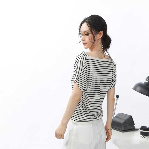 极简荡领针织短袖-纪念日百货门店同款170696637 商品图2