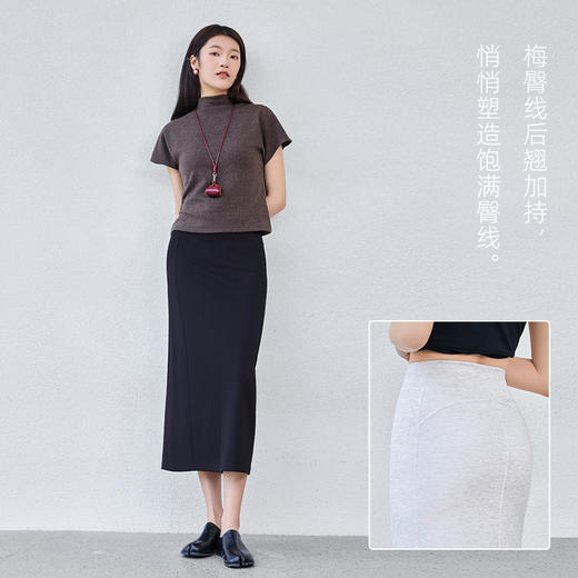 72小时内发货！【简小爱 莱赛尔赫本半身裙】80-160斤可穿，甄选莱赛尔/棉等面料，后中开叉设计，优雅风韵，自在漫步不拘束。 商品图3