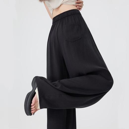 天丝亚麻弯刀阔腿裤， 隐藏小肚腩、大粗腿，穿得双腿又长又直 商品图9