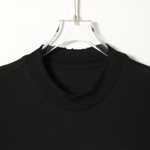 SDSA男装2026新款高贵轻奢复古做旧数字印花圆领短袖T恤百搭宽松 商品图1