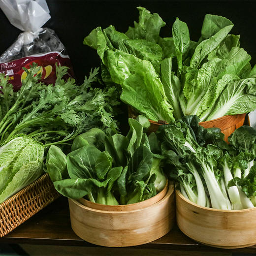 【顺丰包邮】三个零蔬菜包 蔬菜箱 蔬菜组合 应季蔬菜 随机4-10个款 商品图0