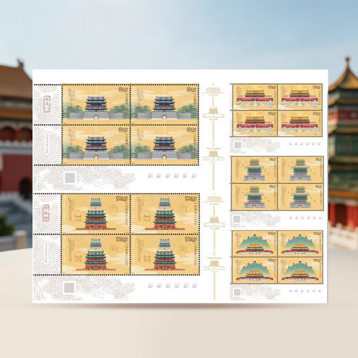 面值兑换！2025世界最佳邮票！最美北京中轴线！一套5枚！ 商品图5