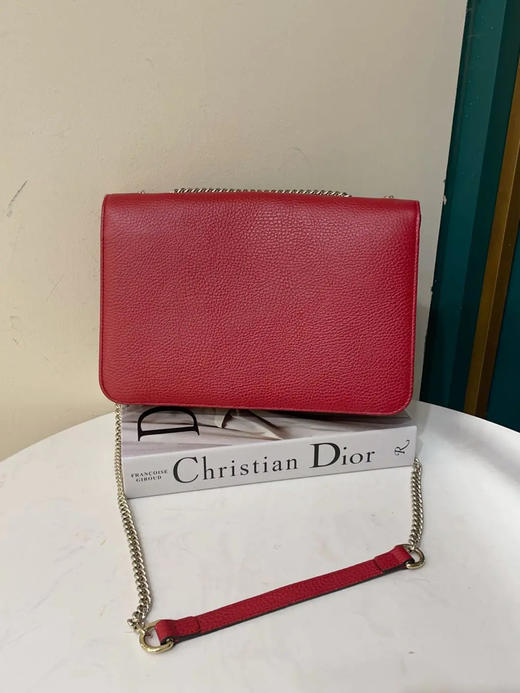 Gucci 红色 牛皮 大号 风琴 信封包 商品图1