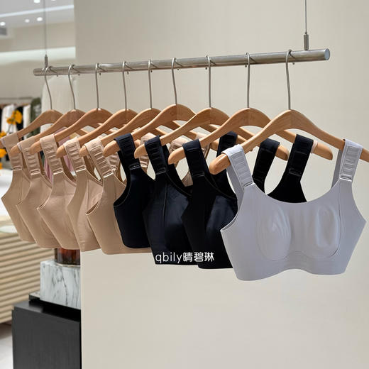 【2件减20】7档调节提拉大胸显小内衣全罩杯收副乳防下垂无痕大码文胸罩薄 商品图0