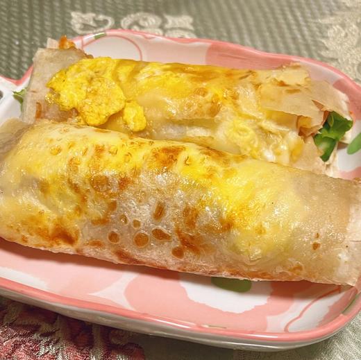 【黄油鸡蛋灌饼皮】省心+好吃+健康，5分钟就能搞定全家早餐 商品图0