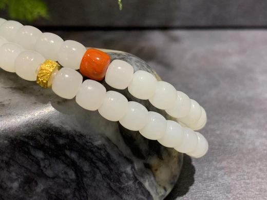 【御珠宫坊】羊脂白玉珠串 商品图1