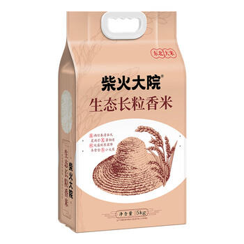 柴火大院 生态长粒香大米 10斤 (黑龙江大米 东北大米) /粮油调味 /米 /长粒香米 商品图1