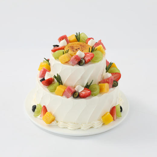 【布蕾鲜果乐园】焦糖布蕾鲜果蛋糕，烤布蕾焦香嫩滑，鲜果满铺果香四溢，奶香果香双重满足！（武汉幸福西饼） 商品图1