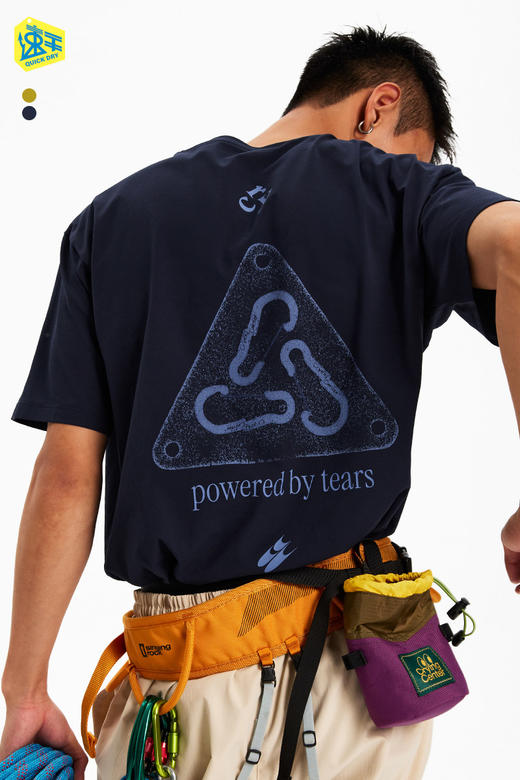 CryingCenter 登山锁扣攀岩速干圆领短袖TEE 哭喊中心 商品图5