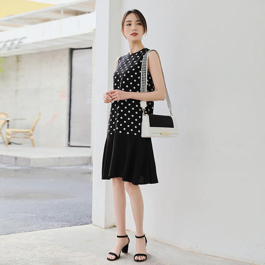 凯喜雅 16mm印花双绉连衣裙 100%桑蚕丝 商品图2