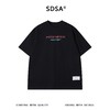 SDSA男装2026新款高贵轻奢极简字母印花宽松短袖T恤高级感上衣 商品缩略图0