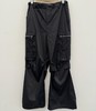 ZB1抽绳腰双侧袋工装阔腿裤40820（黑）秋季243130170321 商品缩略图0