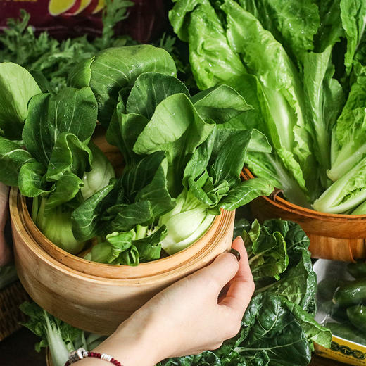 【顺丰包邮】三个零蔬菜包 蔬菜箱 蔬菜组合 应季蔬菜 随机4-10个款 商品图4