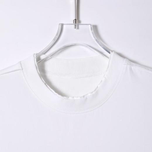 SDSA男装2026新款轻奢美式撞色印花字母圆领短袖T恤小标设计百搭 商品图1