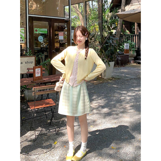 <曾小咸推荐>4.15现货秒杀 ！微信超特价！韩系格子半身裙 日常129.99 立减70 秒杀59.99！！ 商品图2