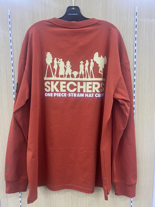 XY｜Skechers斯凯奇男装圆领休闲宽松舒适针织长袖T恤衫l321m105 商品图1