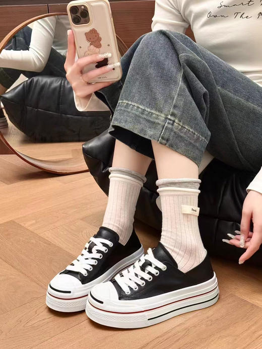 CZA真皮厚底休闲鞋 商品图8