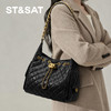 星期六时尚菱纹大容量百搭链条单肩包SSD521A0LG 商品缩略图5