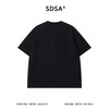 SDSA男装2026新款轻奢美式潮牌撞色印花字母圆领短袖T恤时尚百搭 商品缩略图4