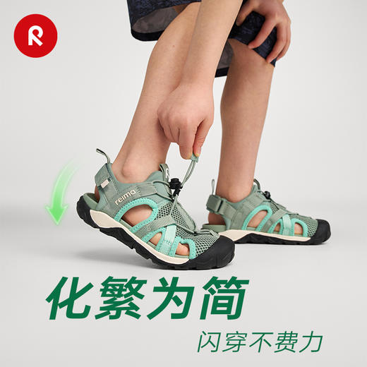 芬兰REIMA2026春夏新款男女儿童大童防滑耐穿舒适一脚蹬运动凉鞋 商品图3