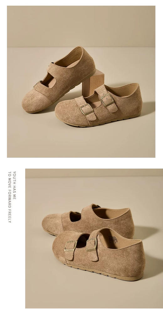 XY｜拉夏贝尔勃肯鞋女春季新款外穿包头懒人休闲一脚蹬软底穆勒鞋XXE600 商品图2