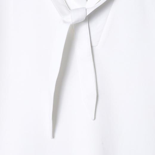 SDSA男装2026新款高贵轻奢潮牌纯色系带设计短袖T恤百搭时尚上衣 商品图3