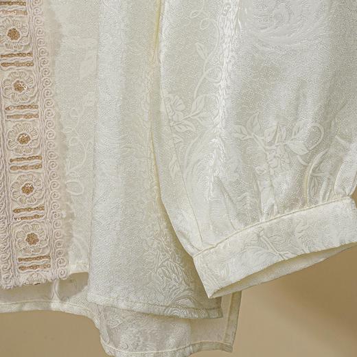 凯喜雅 中式长袖衬衫  自带柔光质感 商品图4