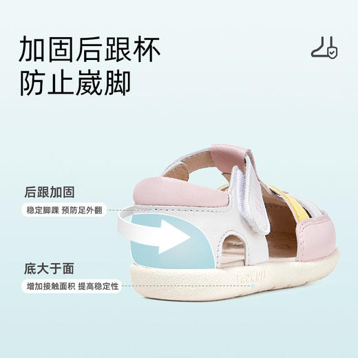 泰兰尼斯夏季婴童段百搭包头凉鞋T11B3B2672 商品图5