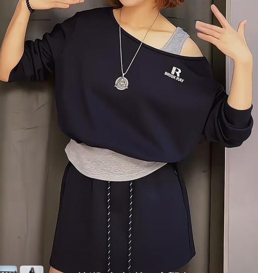 NC小衫配半裙上下两件套51222（蓝）夏季961010480321 商品图0