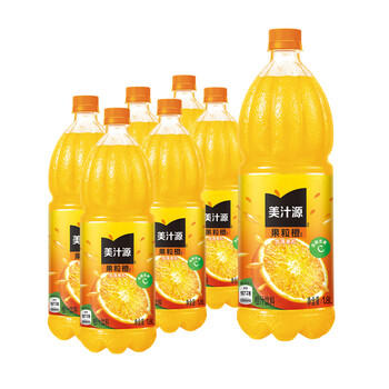 可口可乐（Coca-Cola）美汁源 Minute Maid 果粒橙 橙汁果汁饮料 1.8L*6瓶 商品图3