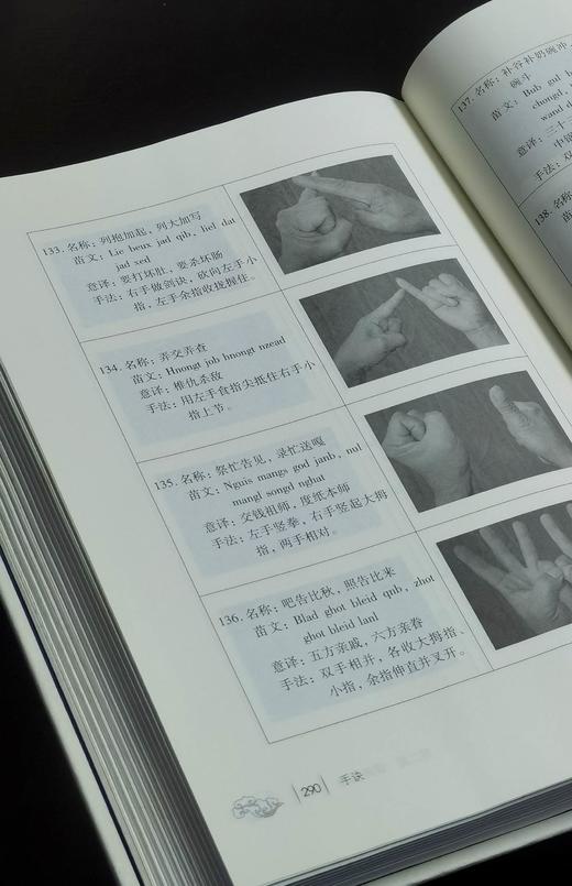 【稀见】湘西苗族民间传统文化丛书：《手诀》+《许愿标志》，精装，16开，石寿贵编，中南大学出版社2019年一版一印，324+212页，两册总定价：530元，售价：212元。其中《手诀》可单售。 商品图11