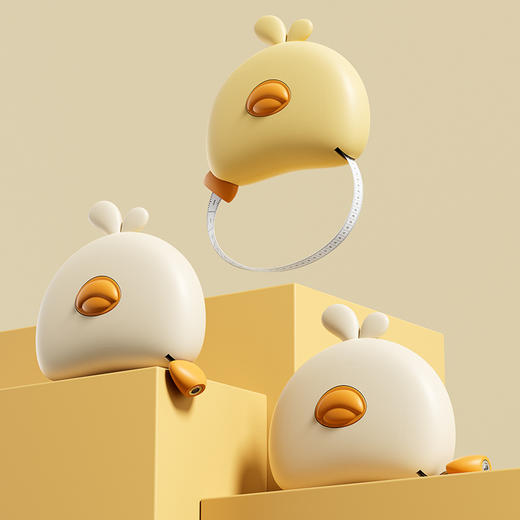 【萌宠造型可爱便携、磁吸尺头单手操作】diy可爱便携卷尺测三围健身测量胸围臂围自动收缩磁吸腰围尺缝纫.TA 商品图0