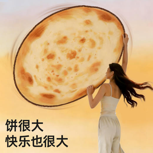 洁丽雅馕朋友画的饼空调盖毯 商品图4