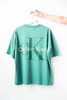 背后大刺绣+胸口小标，正肩宽松tee。基础全棉情侣字母t恤E041460 商品缩略图12