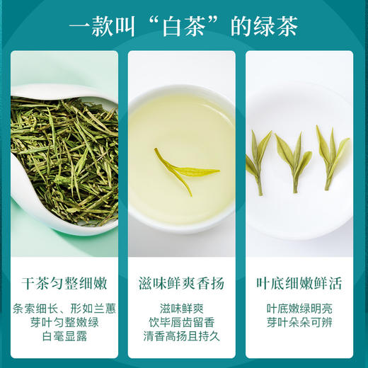 【2026年春茶】八马茶业丨 百福系列绿茶安吉白茶80g 商品图2
