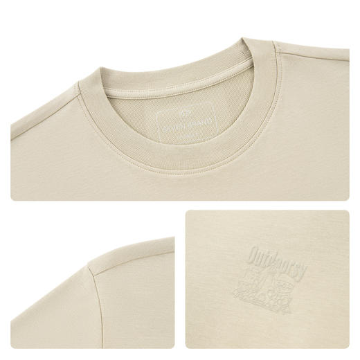 【户外T恤】柒牌男士短袖T恤2026夏季新款圆领冰感商务休闲上衣 130T71630 商品图3