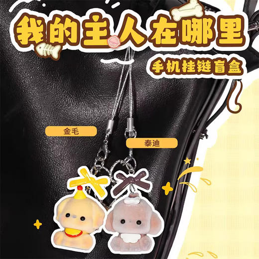 我的主人在哪里手机挂链盲盒-纪念日百货门店同款170697218 商品图1