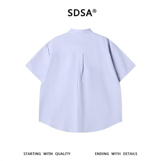 SDSA男装2026新款轻奢重工刺绣宽松短袖衬衫新中式通勤高级感上衣 商品图4