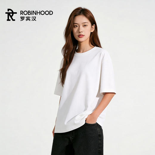 罗宾汉-260克纯棉 情侣款短袖T恤 （2件组合装） 商品图4