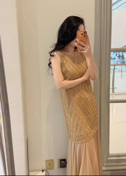 【门店同款】ENJOY夏季雾金星芒拼接长裙 171150370 商品图1