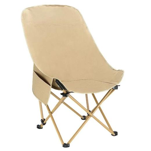 【一秒开合便携设计、加厚牛津布承重强】户外露营折叠椅便携式月亮椅钓鱼凳子摆摊懒人椅野营沙滩椅美术椅.TA 商品图1