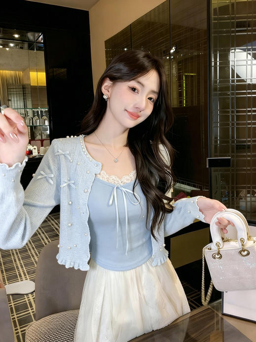 张心子【贯穿夏日】纯欲风吊带背心外穿内搭夏季法式美背内衣 U2603024 商品图10