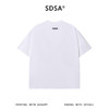 SDSA男装2026新款高贵轻奢潮牌简约卷边纯色圆领短袖T恤百搭时尚 商品缩略图4