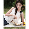 鹿向南【0417/20:00新品前1小时7折限量100件】设计感白色背心女 商品缩略图0