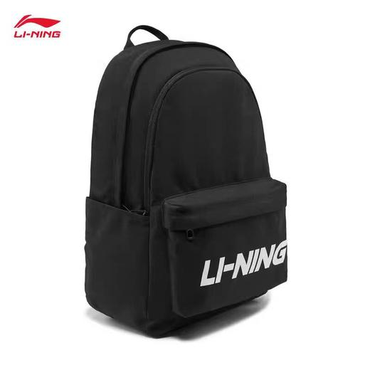 李宁男女同款双肩包2026新款通勤运动背包学生黑色书包ABSW213 DS 商品图3