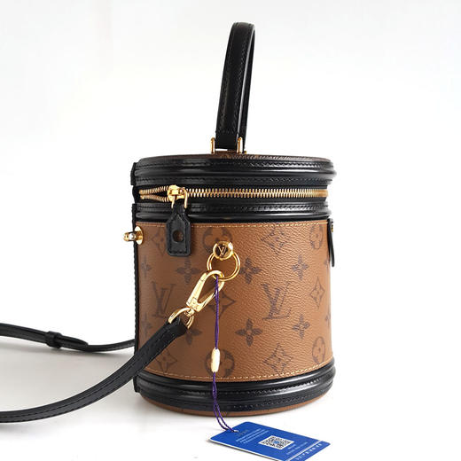 【95新】LV路易威登M43986老花CANNES发财桶包手提单肩包女士130426AK18 商品图3