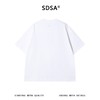 SDSA男装2026新款做旧涂鸦字母印花宽松短袖T恤美式复古休闲上衣 商品缩略图4