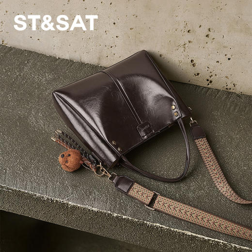 星期六质感简约时尚手提包SSD521A0VM 商品图1