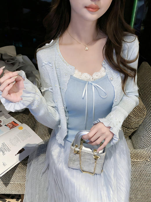 张心子【贯穿夏日】纯欲风吊带背心外穿内搭夏季法式美背内衣 U2603024 商品图12